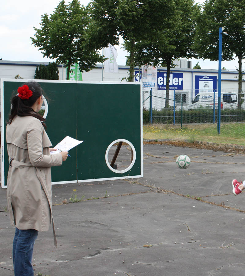 Fussball Torwand Holz 